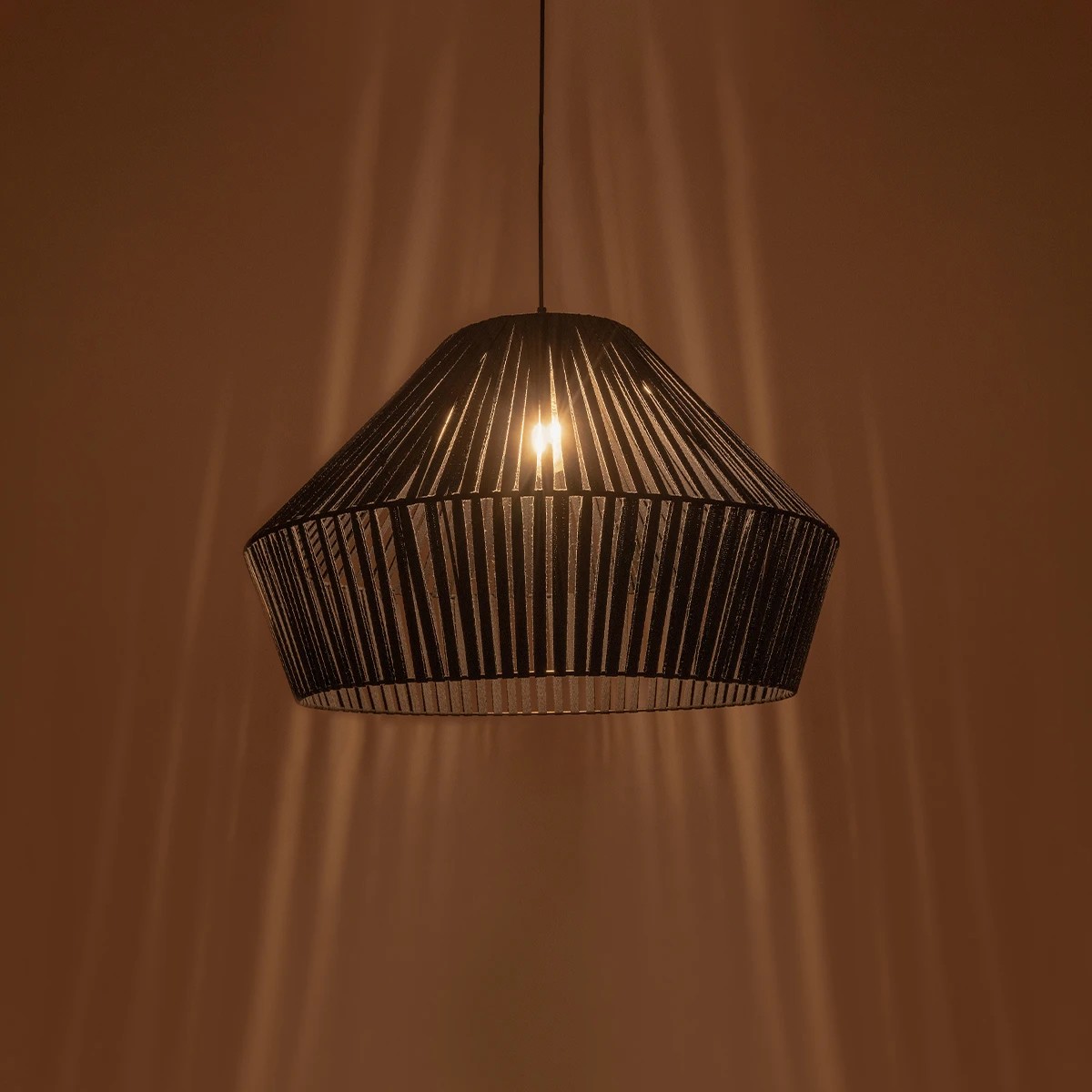 GLOBOSTAR® NUI 205-0072 Boho Κρεμαστό Φωτιστικό Οροφής με Ντουί 1 x E27 AC 220-240V IP20 – Μπλε – M60 x Π60 x Υ41cm