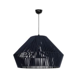 GLOBOSTAR® NUI 205-0072 Boho Κρεμαστό Φωτιστικό Οροφής με Ντουί 1 x E27 AC 220-240V IP20 – Μπλε – M60 x Π60 x Υ41cm