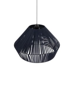 GLOBOSTAR® NUI 205-0072 Boho Κρεμαστό Φωτιστικό Οροφής με Ντουί 1 x E27 AC 220-240V IP20 – Μπλε – M60 x Π60 x Υ41cm