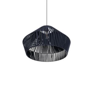 GLOBOSTAR® NUI 205-0072 Boho Κρεμαστό Φωτιστικό Οροφής με Ντουί 1 x E27 AC 220-240V IP20 – Μπλε – M60 x Π60 x Υ41cm