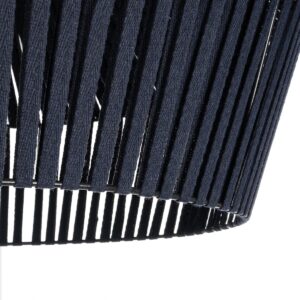 GLOBOSTAR® NUI 205-0072 Boho Κρεμαστό Φωτιστικό Οροφής με Ντουί 1 x E27 AC 220-240V IP20 – Μπλε – M60 x Π60 x Υ41cm