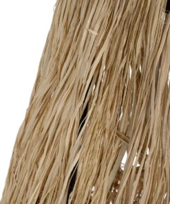 GLOBOSTAR® HERBE 205-0073 Boho Κρεμαστό Φωτιστικό Οροφής με Ντουί 1 x E27 AC 220-240V IP20 – Μπεζ – M30 x Π30 x Υ40cm