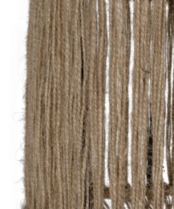 GLOBOSTAR® REGEN 205-0074 Boho Κρεμαστό Φωτιστικό Οροφής με Ντουί 1 x E27 AC 220-240V IP20 – Μπεζ – M30 x Π30 x Υ40cm