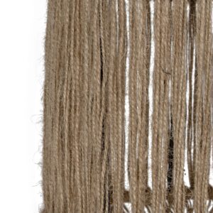 GLOBOSTAR® REGEN 205-0074 Boho Κρεμαστό Φωτιστικό Οροφής με Ντουί 1 x E27 AC 220-240V IP20 – Μπεζ – M30 x Π30 x Υ40cm