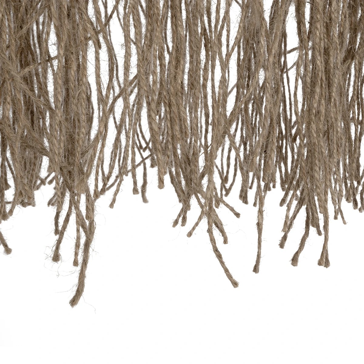 GLOBOSTAR® ROKA 205-0075 Boho Κρεμαστό Φωτιστικό Οροφής με Ντουί 1 x E27 AC 220-240V IP20 – Μπεζ – M30 x Π30 x Υ45cm