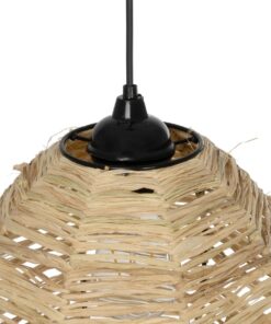GLOBOSTAR® ROKA 205-0076 Boho Κρεμαστό Φωτιστικό Οροφής με Ντουί 1 x E27 AC 220-240V IP20 – Μπεζ – M25 x Π25 x Υ45cm