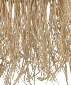 GLOBOSTAR® ROKA 205-0076 Boho Κρεμαστό Φωτιστικό Οροφής με Ντουί 1 x E27 AC 220-240V IP20 – Μπεζ – M25 x Π25 x Υ45cm