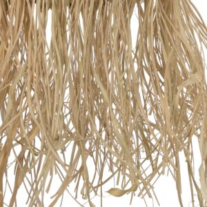 GLOBOSTAR® ROKA 205-0076 Boho Κρεμαστό Φωτιστικό Οροφής με Ντουί 1 x E27 AC 220-240V IP20 – Μπεζ – M25 x Π25 x Υ45cm