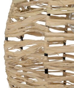 GLOBOSTAR® ROKA 205-0076 Boho Κρεμαστό Φωτιστικό Οροφής με Ντουί 1 x E27 AC 220-240V IP20 – Μπεζ – M25 x Π25 x Υ45cm