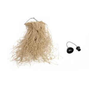 GLOBOSTAR® PIOVERE 205-0078 Boho Κρεμαστό Φωτιστικό Οροφής με Ντουί 1 x E27 AC 220-240V IP20 – Μπεζ – M35 x Π35 x Υ70cm