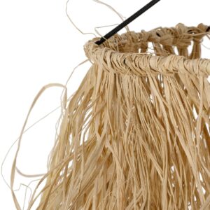 GLOBOSTAR® PIOVERE 205-0078 Boho Κρεμαστό Φωτιστικό Οροφής με Ντουί 1 x E27 AC 220-240V IP20 – Μπεζ – M35 x Π35 x Υ70cm