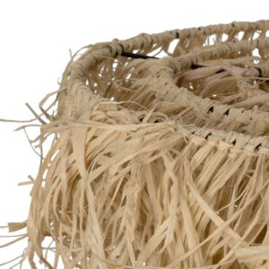 GLOBOSTAR® LIETUS 205-0079 Boho Κρεμαστό Φωτιστικό Οροφής με Ντουί 1 x E27 AC 220-240V IP20 – Μπεζ – M45 x Π45 x Υ50cm