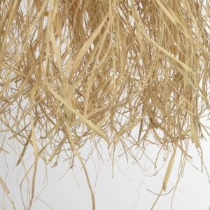 GLOBOSTAR® PLUVIA 205-0080 Boho Κρεμαστό Φωτιστικό Οροφής με Ντουί 1 x E27 AC 220-240V IP20 – Μπεζ – M50 x Π50 x Υ80cm