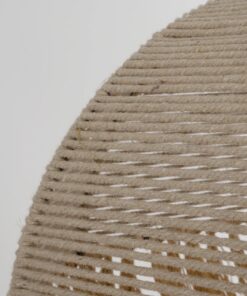 GLOBOSTAR® PLUVIA 205-0080 Boho Κρεμαστό Φωτιστικό Οροφής με Ντουί 1 x E27 AC 220-240V IP20 – Μπεζ – M50 x Π50 x Υ80cm