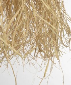 GLOBOSTAR® PLUVIA 205-0081 Boho Κρεμαστό Φωτιστικό Οροφής με Ντουί 1 x E27 AC 220-240V IP20 – Μπεζ – M40 x Π40 x Υ70cm