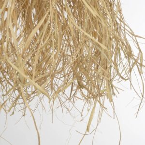 GLOBOSTAR® PLUVIA 205-0081 Boho Κρεμαστό Φωτιστικό Οροφής με Ντουί 1 x E27 AC 220-240V IP20 – Μπεζ – M40 x Π40 x Υ70cm