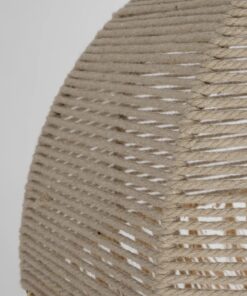 GLOBOSTAR® PLUVIA 205-0081 Boho Κρεμαστό Φωτιστικό Οροφής με Ντουί 1 x E27 AC 220-240V IP20 – Μπεζ – M40 x Π40 x Υ70cm