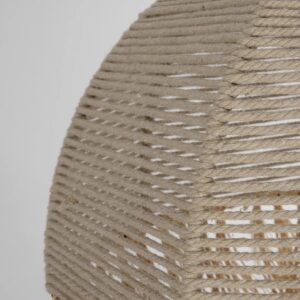 GLOBOSTAR® PLUVIA 205-0081 Boho Κρεμαστό Φωτιστικό Οροφής με Ντουί 1 x E27 AC 220-240V IP20 – Μπεζ – M40 x Π40 x Υ70cm