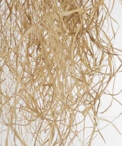 GLOBOSTAR® PLUVIA 205-0082 Boho Κρεμαστό Φωτιστικό Οροφής με Ντουί 1 x E27 AC 220-240V IP20 – Μπεζ – M30 x Π30 x Υ70cm