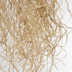 GLOBOSTAR® PLUVIA 205-0082 Boho Κρεμαστό Φωτιστικό Οροφής με Ντουί 1 x E27 AC 220-240V IP20 – Μπεζ – M30 x Π30 x Υ70cm