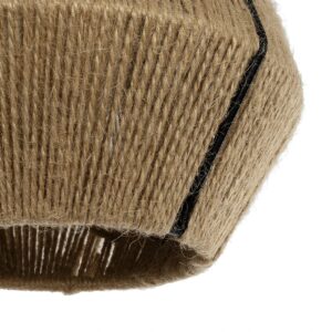 GLOBOSTAR® PULVIS 205-0083 Boho Κρεμαστό Φωτιστικό Οροφής με Ντουί 1 x E27 AC 220-240V IP20 – Μπεζ – M22 x Π22 x Υ22cm