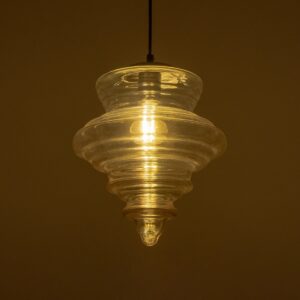 GLOBOSTAR® CORTE 206-0029 Μοντέρνο Κρεμαστό Φωτιστικό Οροφής με Ντουί 1 x E27 AC 220-240V IP20 – Mελί – Μ25 x Π25 x Υ30cm