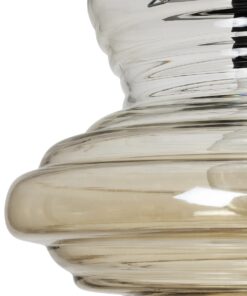 GLOBOSTAR® CORTE 206-0029 Μοντέρνο Κρεμαστό Φωτιστικό Οροφής με Ντουί 1 x E27 AC 220-240V IP20 – Mελί – Μ25 x Π25 x Υ30cm