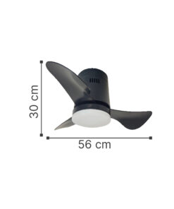 it-Lighting Elsinore -15W 3CCT LED Fan Light in White with Wooden Color (102000410)