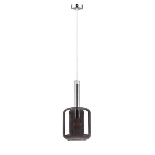 Inlight Κρεμαστό φωτιστικό από φιμέ γυαλί 1XE27 D:18x36cm (4081)