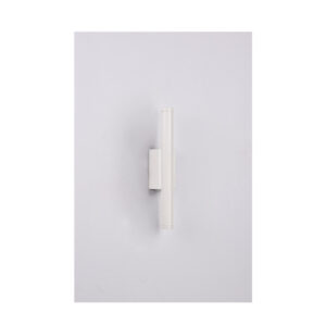 Inlight Επιτοίχιο φωτιστικό LED 2*5W 3000K σε λευκή απόχρωση απο αλουμίνιο D:30x6cm (43061-White)