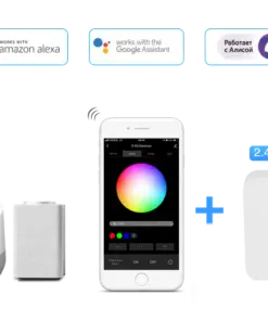 MiBoxer RF Controller/Dimmer για Ταινίες LED 12V/24V/48V 240W/480W/960W Μονόχρωμες/CCT/RGB/RGBW/RGB+CCT Αδιάβροχο IP67 ACA – A-LS2-WP