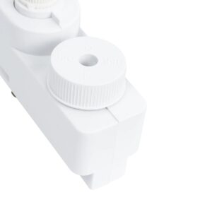 GloboStar 60858 Αντάπτορας Κρέμασης Φωτιστικού – Μονοφασικός 2 Καλωδίων με 1 Μέτρο Υφασμάτινο Καλώδιο και Ντουί E27 AC 220-240V IP20 Μ7 x Π3 x Υ4cm – Λευκό
