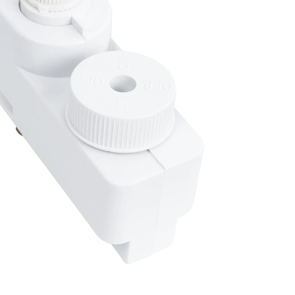 GloboStar 60858 Αντάπτορας Κρέμασης Φωτιστικού – Μονοφασικός 2 Καλωδίων με 1 Μέτρο Υφασμάτινο Καλώδιο και Ντουί E27 AC 220-240V IP20 Μ7 x Π3 x Υ4cm – Λευκό