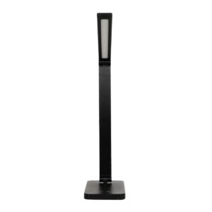 GLOBOSTAR® TEBLA 60481 Μοντέρνο Επιτραπέζιο Φωτιστικό Γραφείου LED 5W 500lm 120° AC 220-240V IP20 Ρυθμιζόμενο Λευκό CCT με Αφή 2700K/4500K/6000K Dimmable – Bridgelux SMD Chip – Μαύρο – Μ11 x Π31 x Υ52cm – 2 Χρόνια Εγγύηση