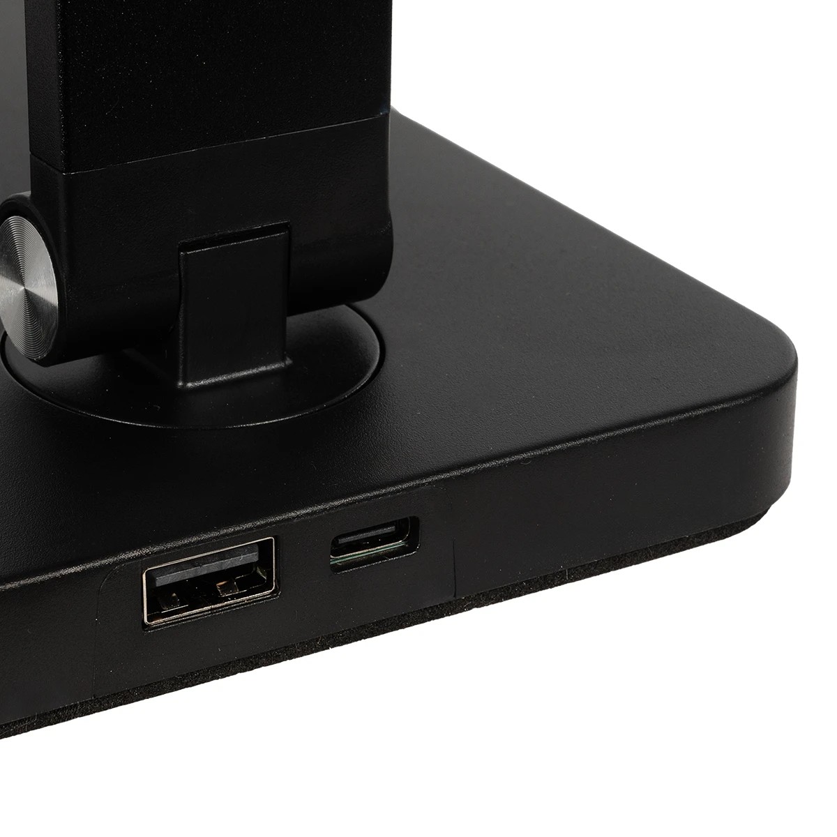 GLOBOSTAR® TEBLA 60481 Μοντέρνο Επιτραπέζιο Φωτιστικό Γραφείου LED 5W 500lm 120° AC 220-240V IP20 Ρυθμιζόμενο Λευκό CCT με Αφή 2700K/4500K/6000K Dimmable – Bridgelux SMD Chip – Μαύρο – Μ11 x Π31 x Υ52cm – 2 Χρόνια Εγγύηση