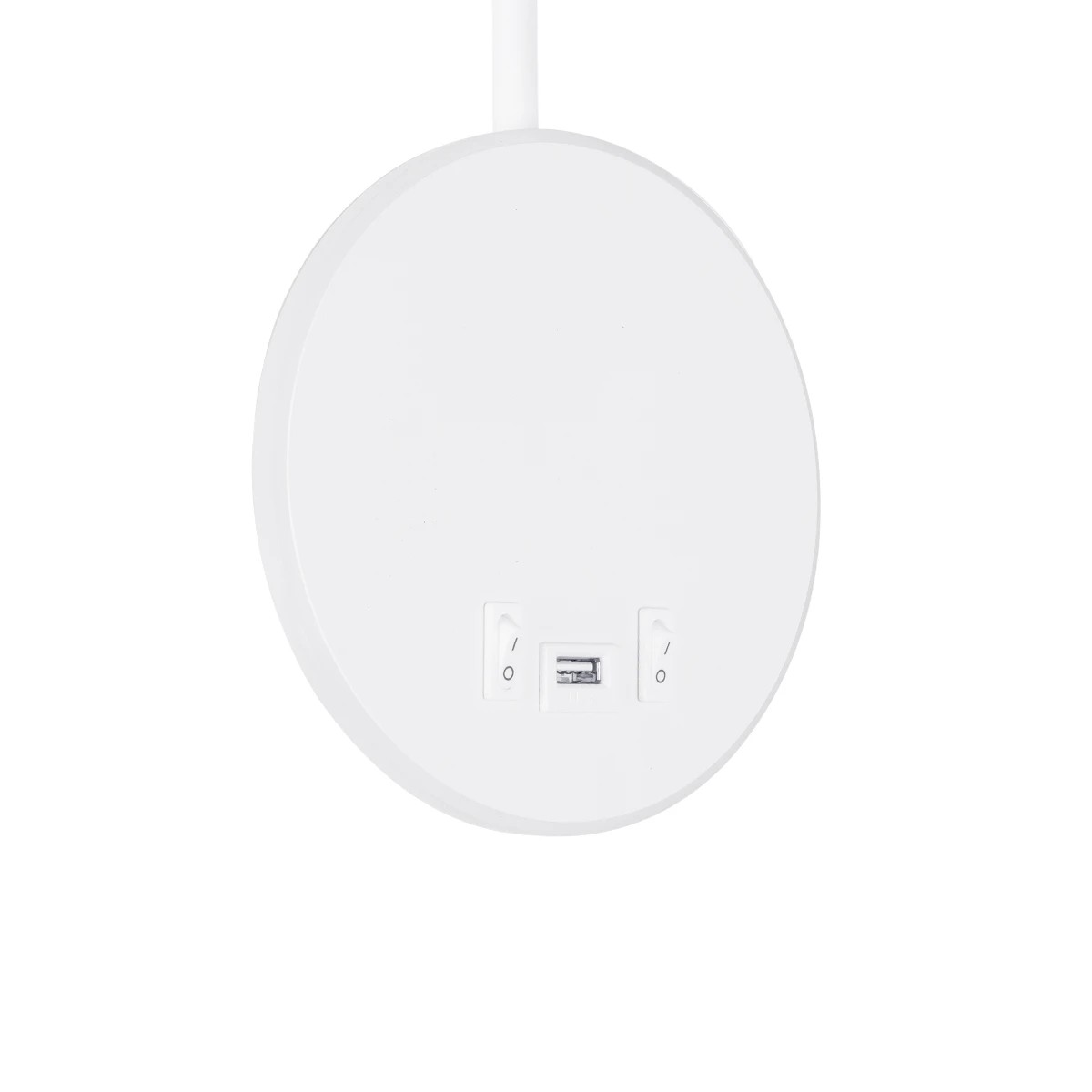 GLOBOSTAR® GOOSE 61693 Μοντέρνο Φωτιστικό Τοίχου – Απλίκα Ξενοδοχείου Reading Light με Φορτιστή USB 3A LED 6W 600lm 36° & 360° AC 220-240V IP20 Θερμό Λευκό 2700K – CREE XPE & Lumileds SMD Chip – Λευκό Ματ – Μ15.5 x Π15 x Υ30.5cm – 3 Χρόνια Εγγύηση