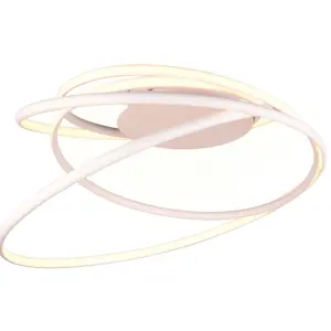 Trio Lighting NALA - 644310131 Φωτιστικό Οροφής LED 57W 6800lm Step Dimmable CCT Λευκό Ματ