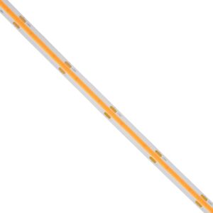 GLOBOSTAR® BEE 70353 Ταινία LED 10W/m 800lm/m 120° DC 24V IP20 528 x COB Chip/m Ultra Θερμό Λευκό 2200K Dimmable – Sanan COB Chip – Μ500 x Π1 x Υ0.2cm – Ρολό 5 Μέτρων – 5 Χρόνια Εγγύηση