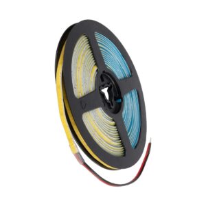 GLOBOSTAR® BEE 70355 Ταινία LED 9W/m 990lm/m 120° DC 24V IP20 384 x COB Chip/m Ψυχρό Λευκό 6000K Dimmable – Sanan COB Chip – Μ500 x Π0.5 x Υ0.2cm – Ρολό 5 Μέτρων – 5 Χρόνια Εγγύηση