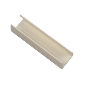 GloboStar® 70629 Πλαστική Βάση Στήριξης για Neon Flex 120° – Μπεζ -Μ4.8 x Π1.4 x Υ1.3cm