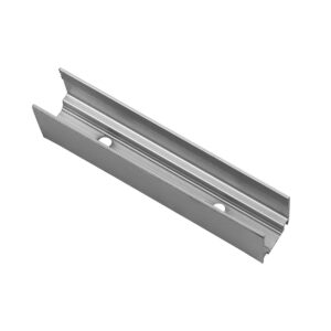 GloboStar® 70649 Αλουμίνια Βάση Στήριξης για Neon Flex 120° – Ασημί -Μ4.8 x Π1.4 x Υ1.3cm