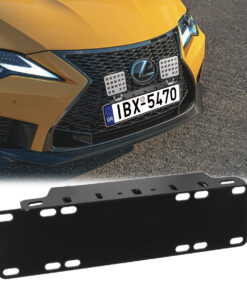 GloboStar® 85561 Βάση για Μπάρα η Προβολάκια Εργασίας LED με Θέση για Πινακίδα Αυτοκινήτου – Universal