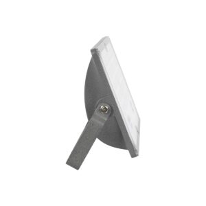 GLOBOSTAR® LUMOVOX 73067 Προβολέας LED 100W 5000lm 120° DC 5V με Φωτοβολταϊκό Panel 5V 8W & Επαναφορτιζόμενη Μπαταρία Li-ion 3.2V 5000mAh Αδιάβροχο IP67 Ψυχρό Λευκό 6000K – 120 x SMD2835 Sanan Chip – Γκρι Ανθρακί – Μ25 x Π5.5 x Υ17.5cm – 2 Χρόνια Εγγύηση