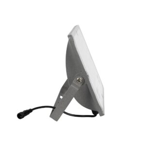 GLOBOSTAR® LUMOVOX 73068 Προβολέας LED 200W 10000lm 120° DC 5V με Φωτοβολταϊκό Panel 5V 12W & Επαναφορτιζόμενη Μπαταρία Li-ion 3.2V 10000mAh Αδιάβροχο IP67 Ψυχρό Λευκό 6000K – 180 x SMD2835 Sanan Chip – Γκρι Ανθρακί – Μ29.5 x Π5.5 x Υ19cm – 2 Χρόνια Εγγύηση