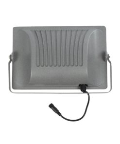 GLOBOSTAR® LUMOVOX 73068 Προβολέας LED 200W 10000lm 120° DC 5V με Φωτοβολταϊκό Panel 5V 12W & Επαναφορτιζόμενη Μπαταρία Li-ion 3.2V 10000mAh Αδιάβροχο IP67 Ψυχρό Λευκό 6000K – 180 x SMD2835 Sanan Chip – Γκρι Ανθρακί – Μ29.5 x Π5.5 x Υ19cm – 2 Χρόνια Εγγύηση