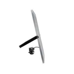 GLOBOSTAR® LUMOVOX 73069 Προβολέας LED 300W 15000lm 120° DC 5V με Φωτοβολταϊκό Panel 5V 20W & Επαναφορτιζόμενη Μπαταρία Li-ion 3.2V 15000mAh Αδιάβροχο IP67 Ψυχρό Λευκό 6000K – 360 x SMD2835 Sanan Chip – Γκρι Ανθρακί – Μ37 x Π7.5 x Υ27cm – 2 Χρόνια Εγγύηση