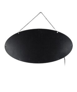 GloboStar® 75685 Φωτιστικό Ταμπέλα LED Οβάλ Σήμανσης PIZZA 3W με Πρίζα AC 230V – Μ48 x Π1.8 x Υ24.5cm