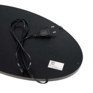 GloboStar® 75685 Φωτιστικό Ταμπέλα LED Οβάλ Σήμανσης PIZZA 3W με Πρίζα AC 230V – Μ48 x Π1.8 x Υ24.5cm