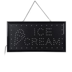 GloboStar® 75691 Φωτιστικό Ταμπέλα LED Ορθογώνια Σήμανσης ICE CREAM με Πρίζα AC 230V Μ48 x Π25 x Υ2cm