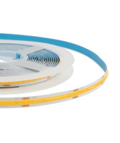 GLOBOSTAR® BEE 70360 Ταινία LED 8W/m 800lm/m 120° DC 24V IP20 320 x COB Chip/m Φυσικό Λευκό 4500K Dimmable – Sanan COB Chip – Μ500 x Π0.8 x Υ0.2cm – Ρολό 5 Μέτρων – 5 Χρόνια Εγγύηση